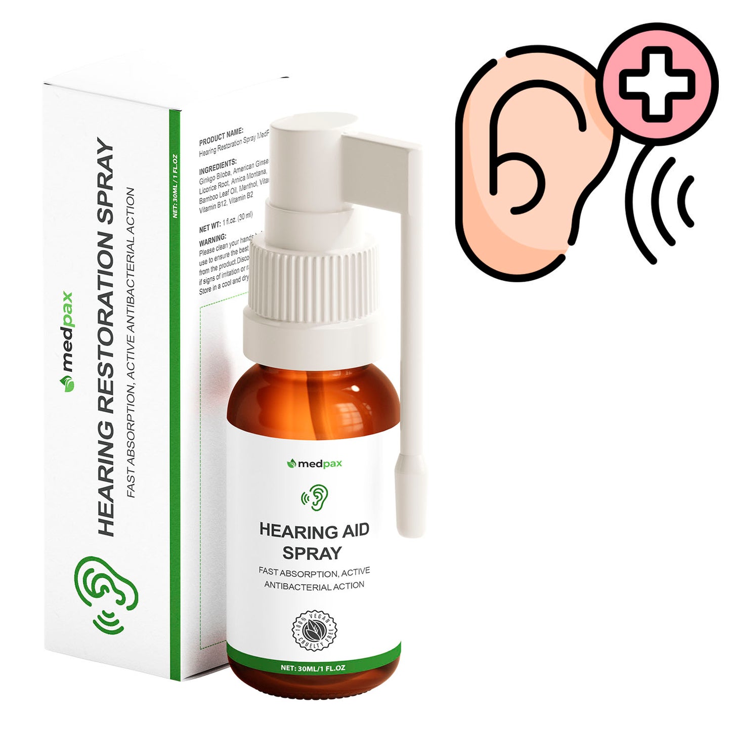 Hearing Restoration Spray MedPax